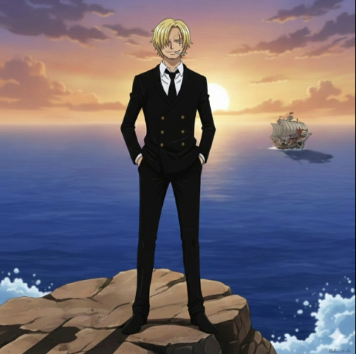 Pwesonagem Sanji do bando dos mugwaras