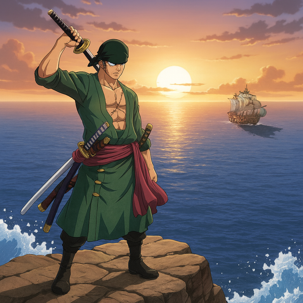 Pwesonagem Zoro do bando dos mugwaras